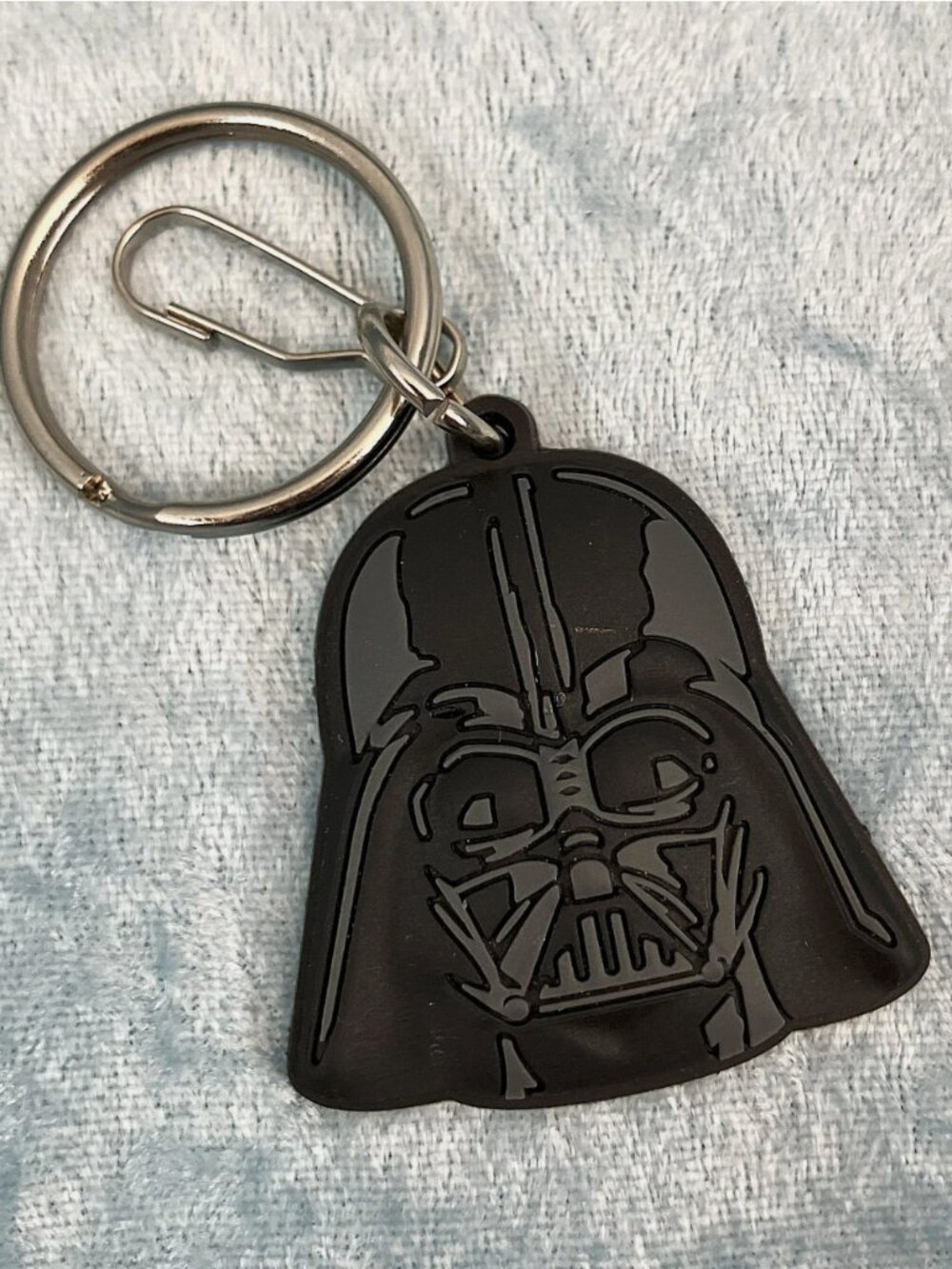 Star Wars Darth Vader Mask Plasticolor Rubber Keychain - NEW